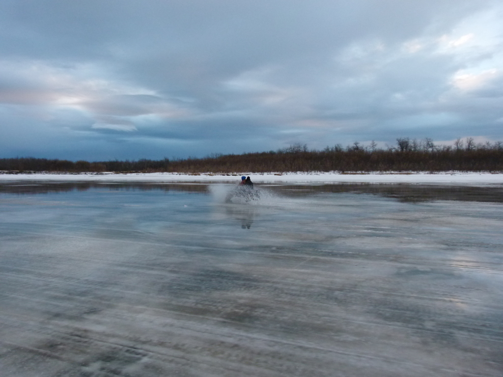 One of the SAR team heading out on their ATV